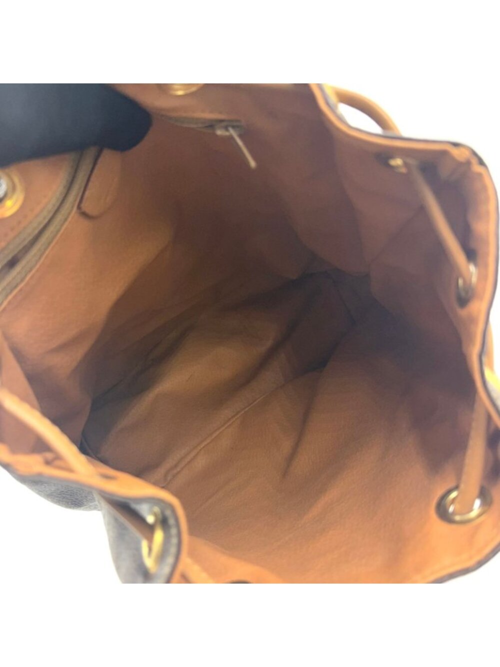 Celine Macadam Pattern Brown Backpack Gold - Picture 3 of 15